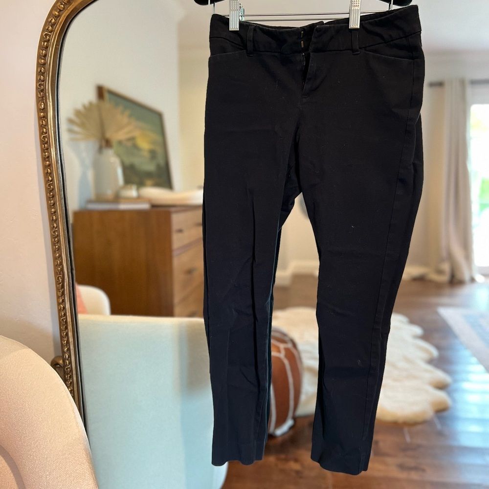 White and black  old navy slacks